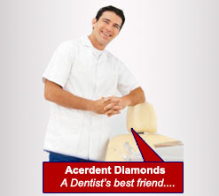Satisfied dentist after using Acerdent diamond reducer bur tools